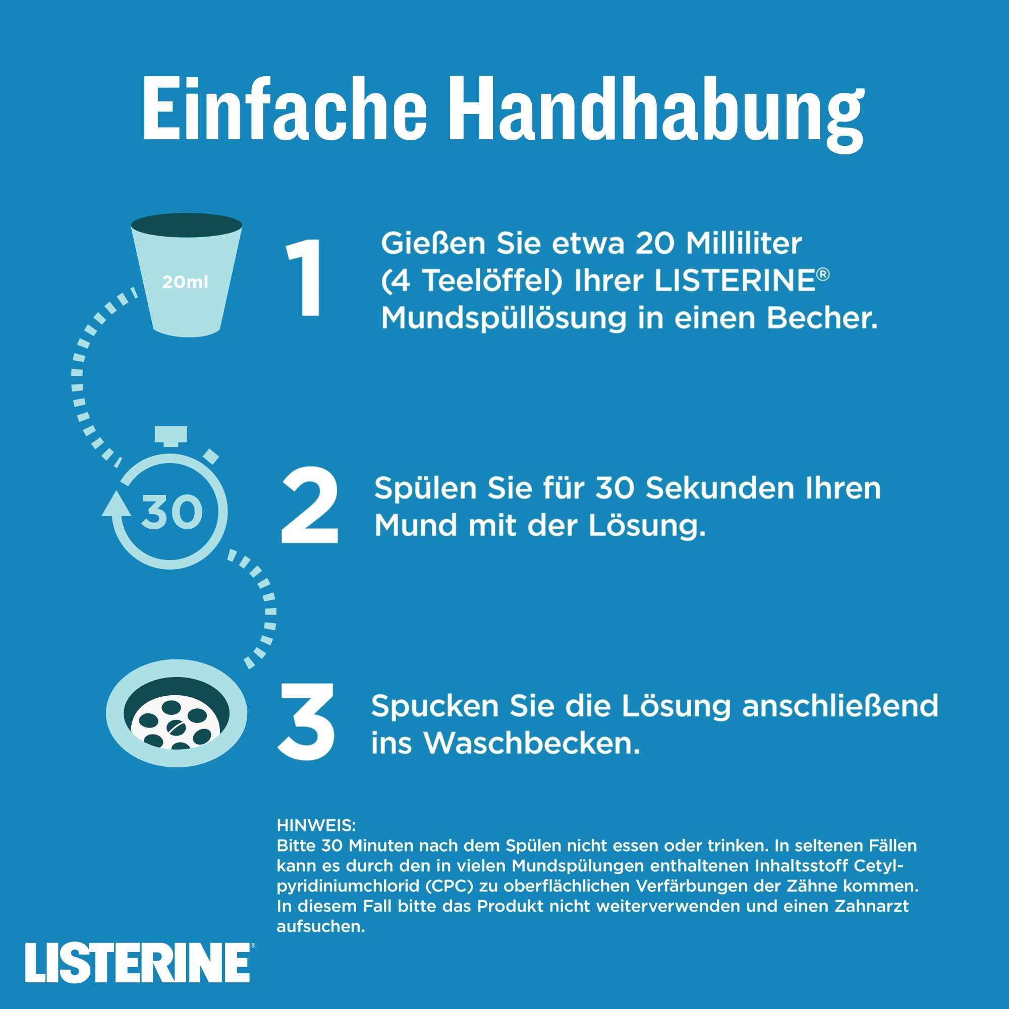 LISTERINE® Mundspülung Zahnsteinschutz
