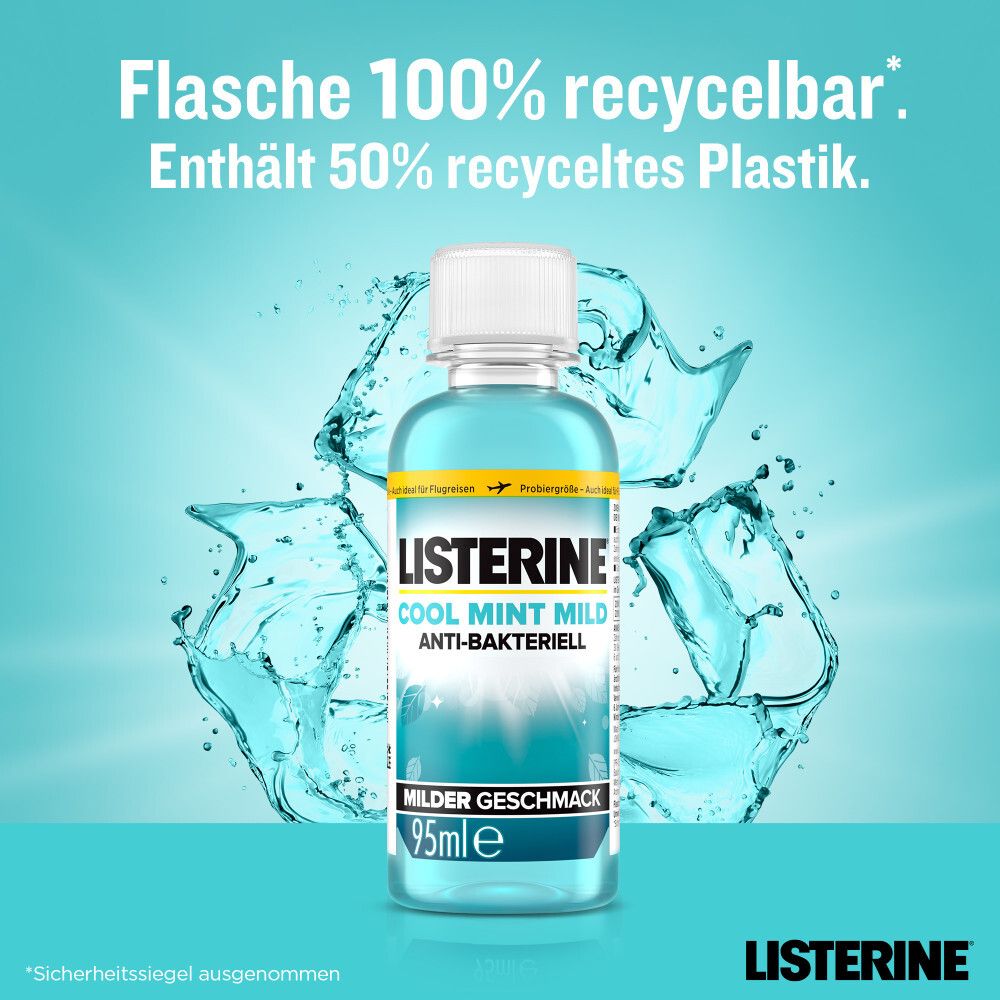 LISTERINE® Cool Mint Milder Geschmack