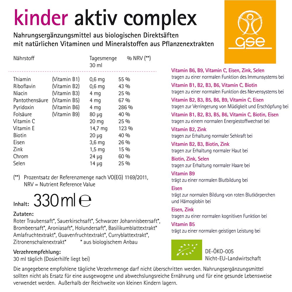 kinder aktiv complex Bio