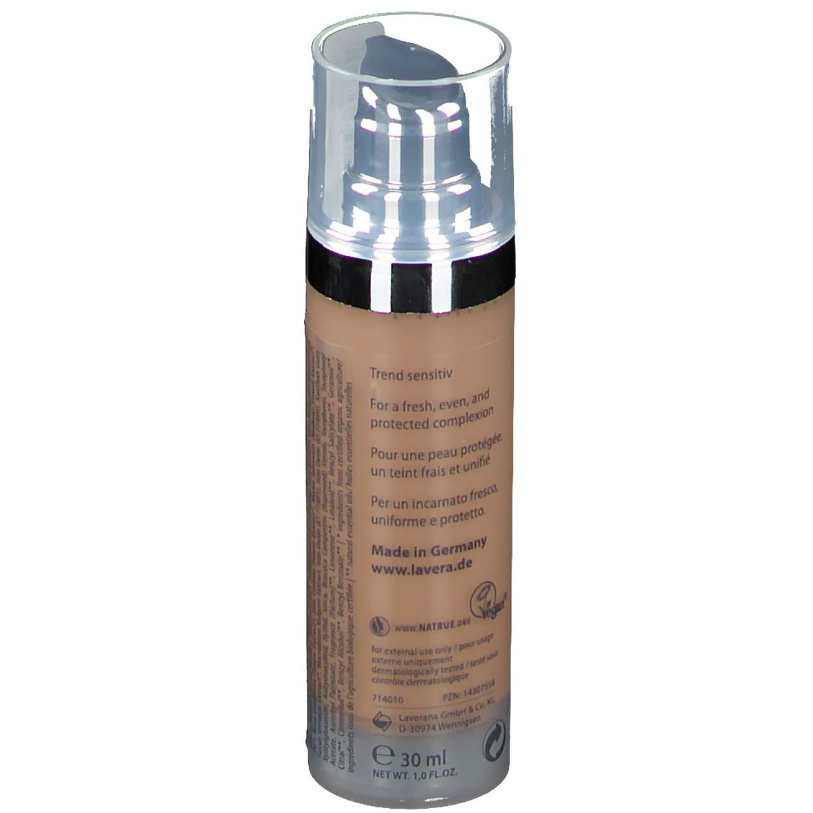 lavera SOFT LIQUID FOUNDATION 03 honey sand