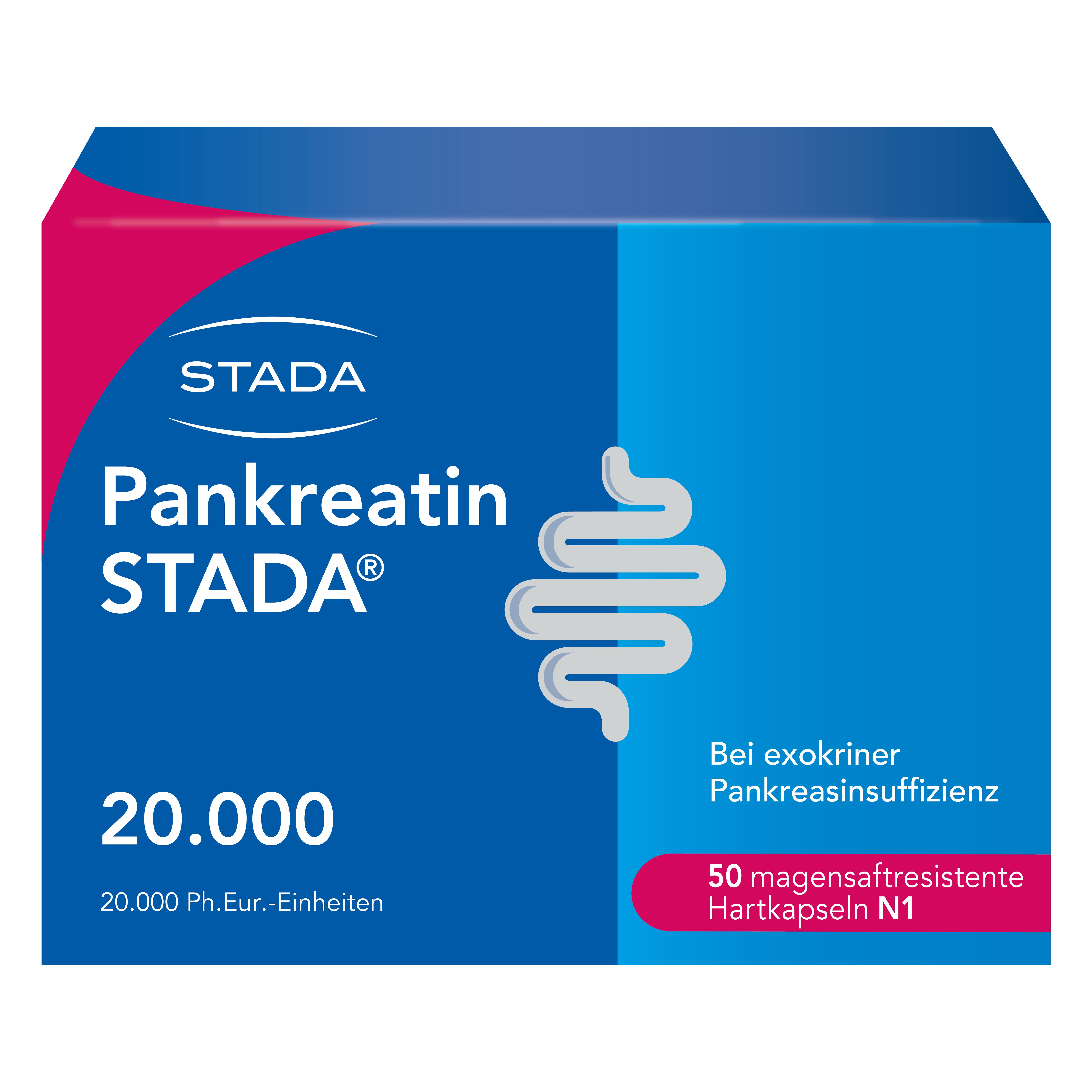 Pankreatin Stada® 20.000, bei exokriner Pankreasinsuffizienz
