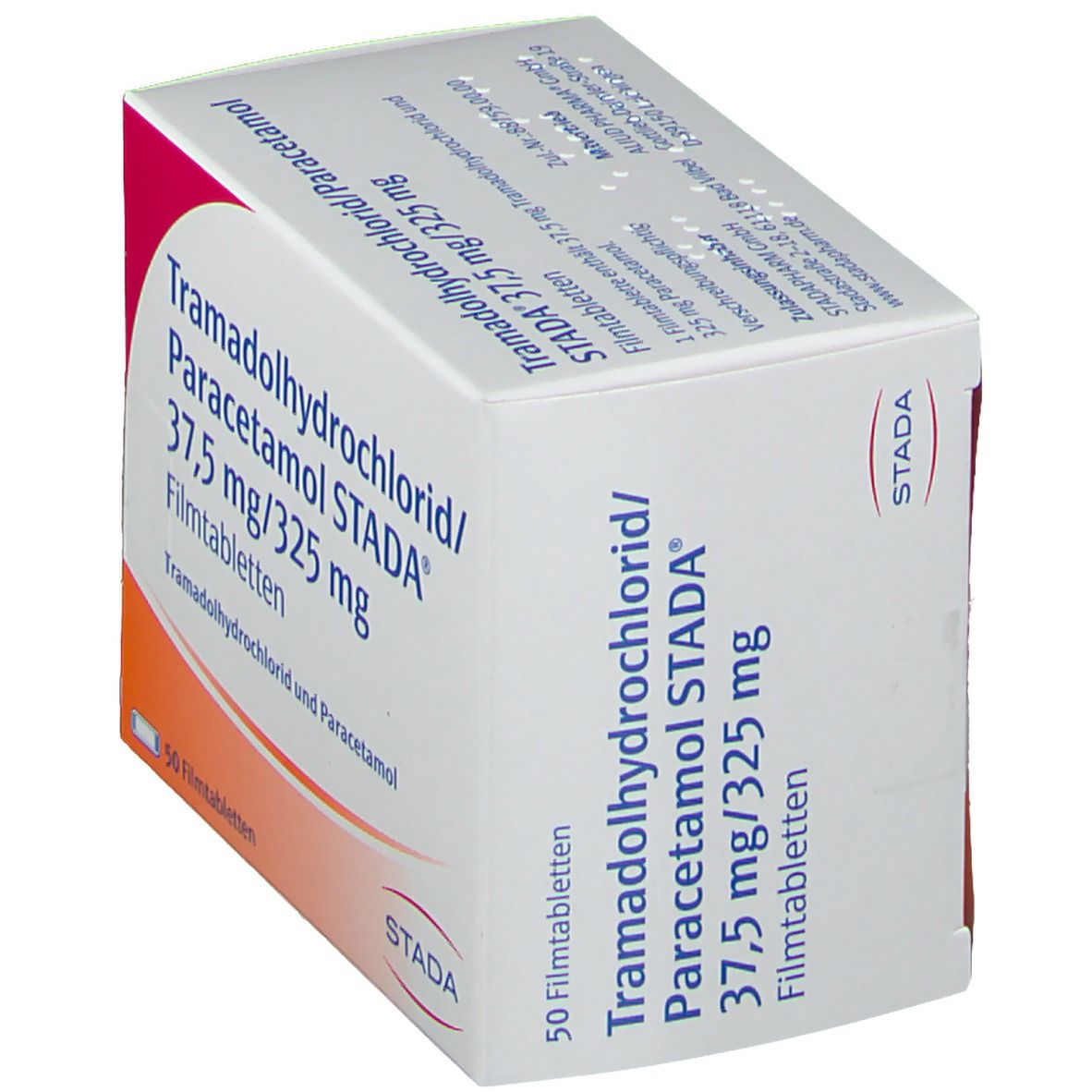 TRAMADOLHYDR./Paracetamol Stada 37,5mg/325mg FTA 50 St Filmtabletten