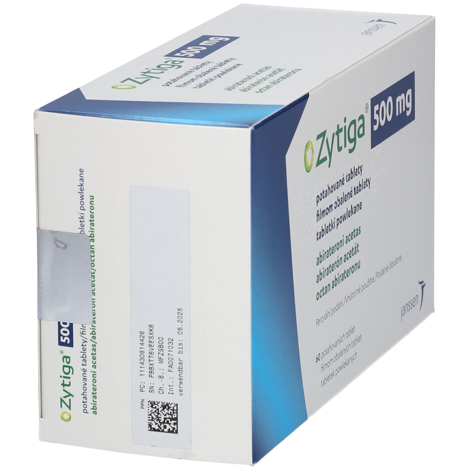 Zytiga 500 mg Filmtabletten 60 St