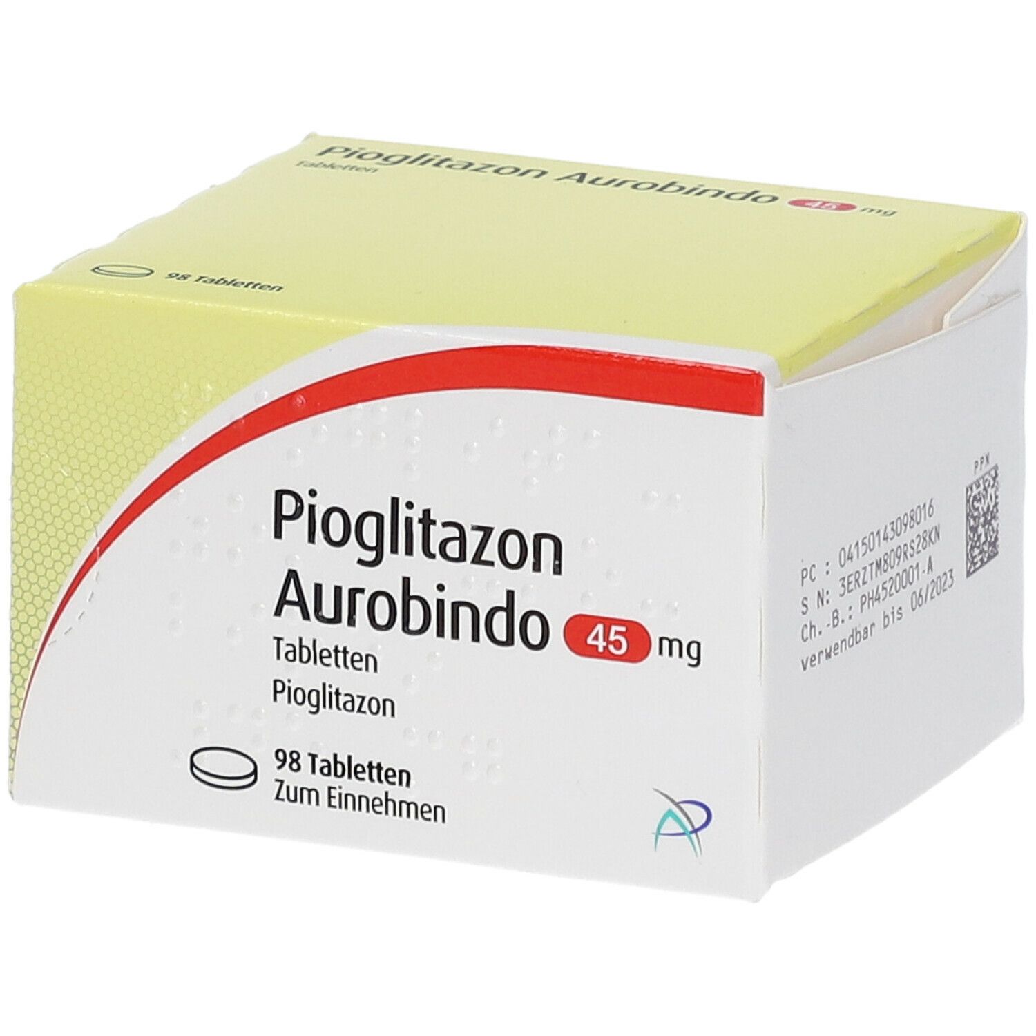 Pioglitazon Aurobindo 45 mg