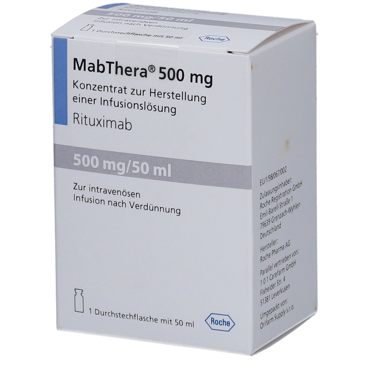 MABTHERA 500 Mg Konz z Her e Infusionsl sung Dsfl 1 St Mit Dem E MABTHERA 500 Mg Konz z Her e Infusionsl sung Dsfl 1 St Mit Dem E