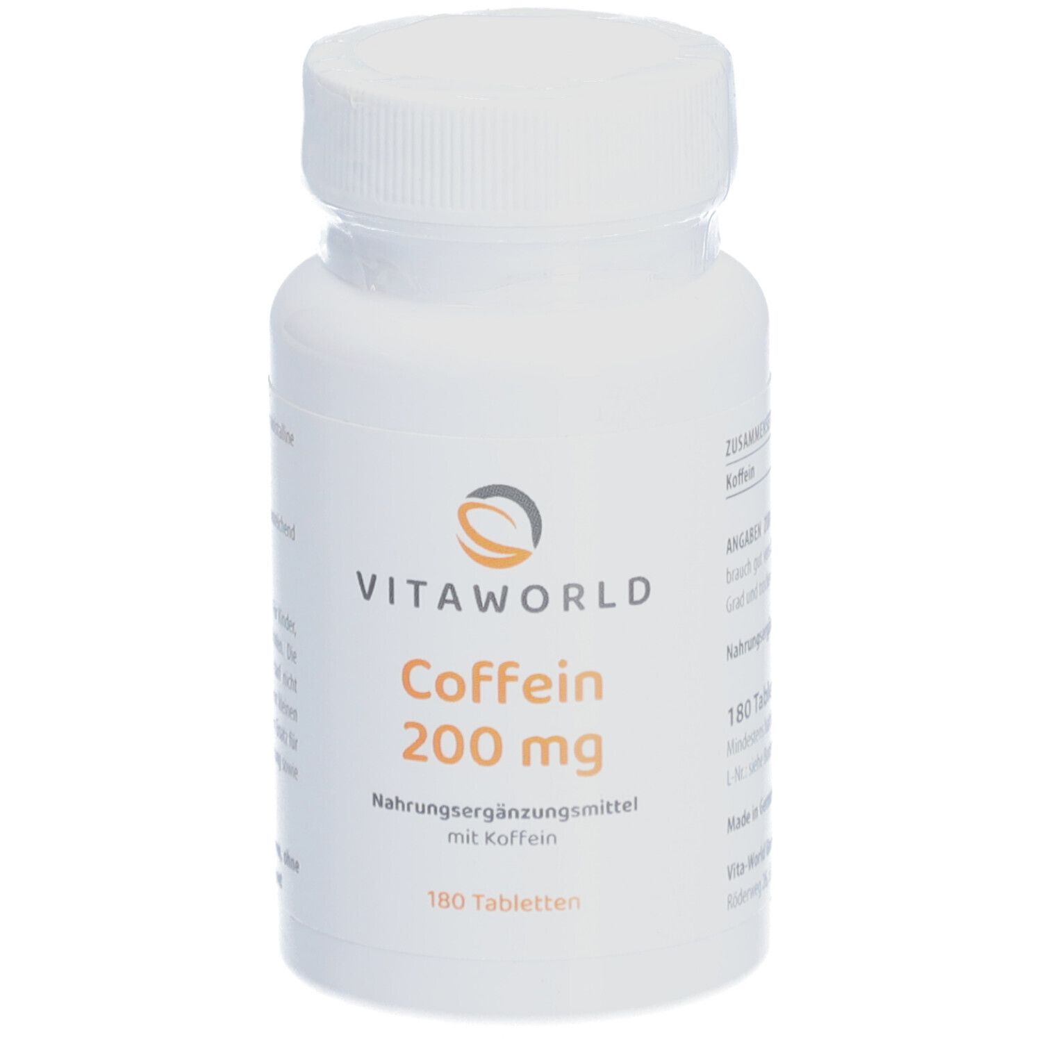 Coffein 200 mg Tabletten 180 St