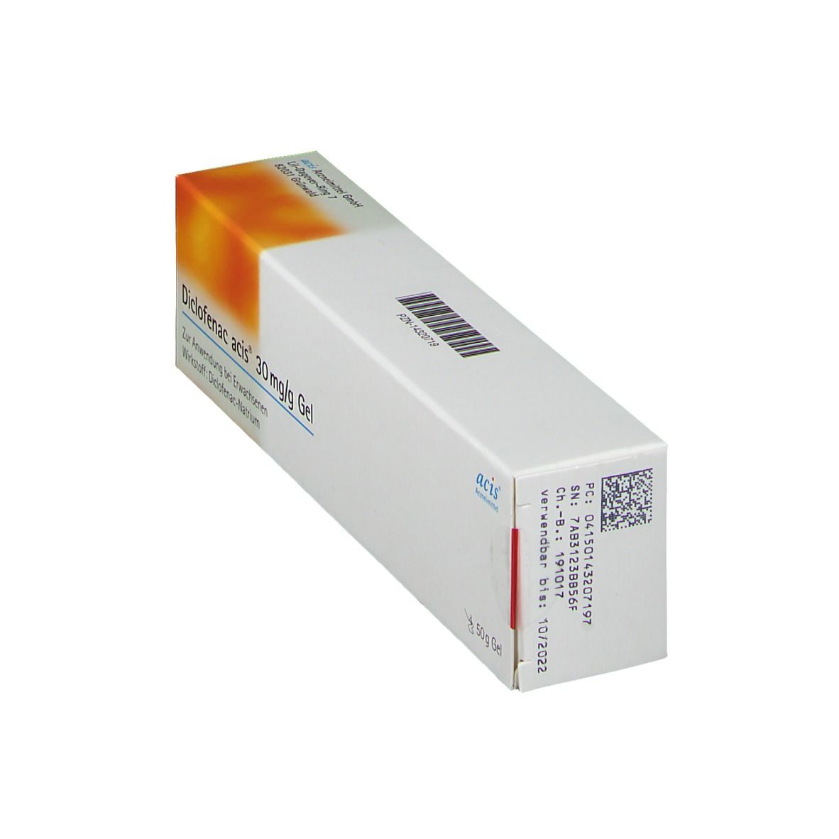 Diclofenac acis 30 mg/g Gel 50 g