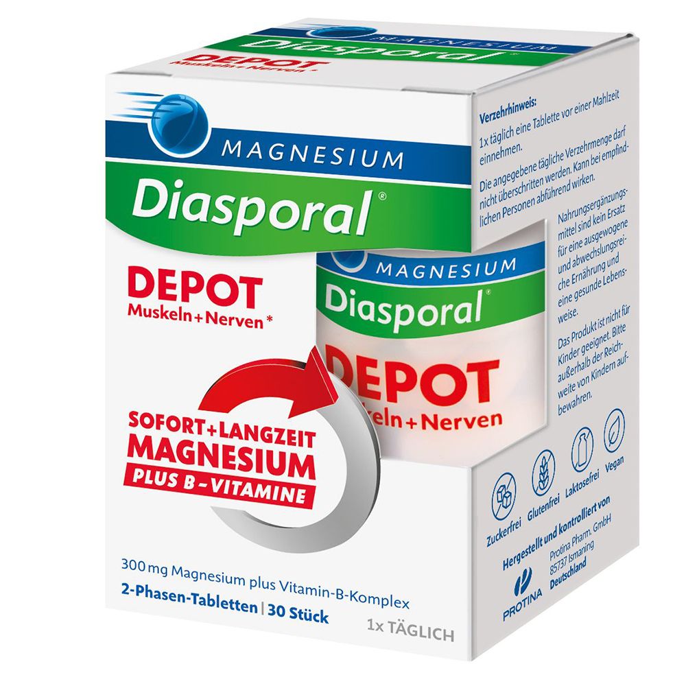 Magnesium-Diasporal® DEPOT Muscles + nerfs