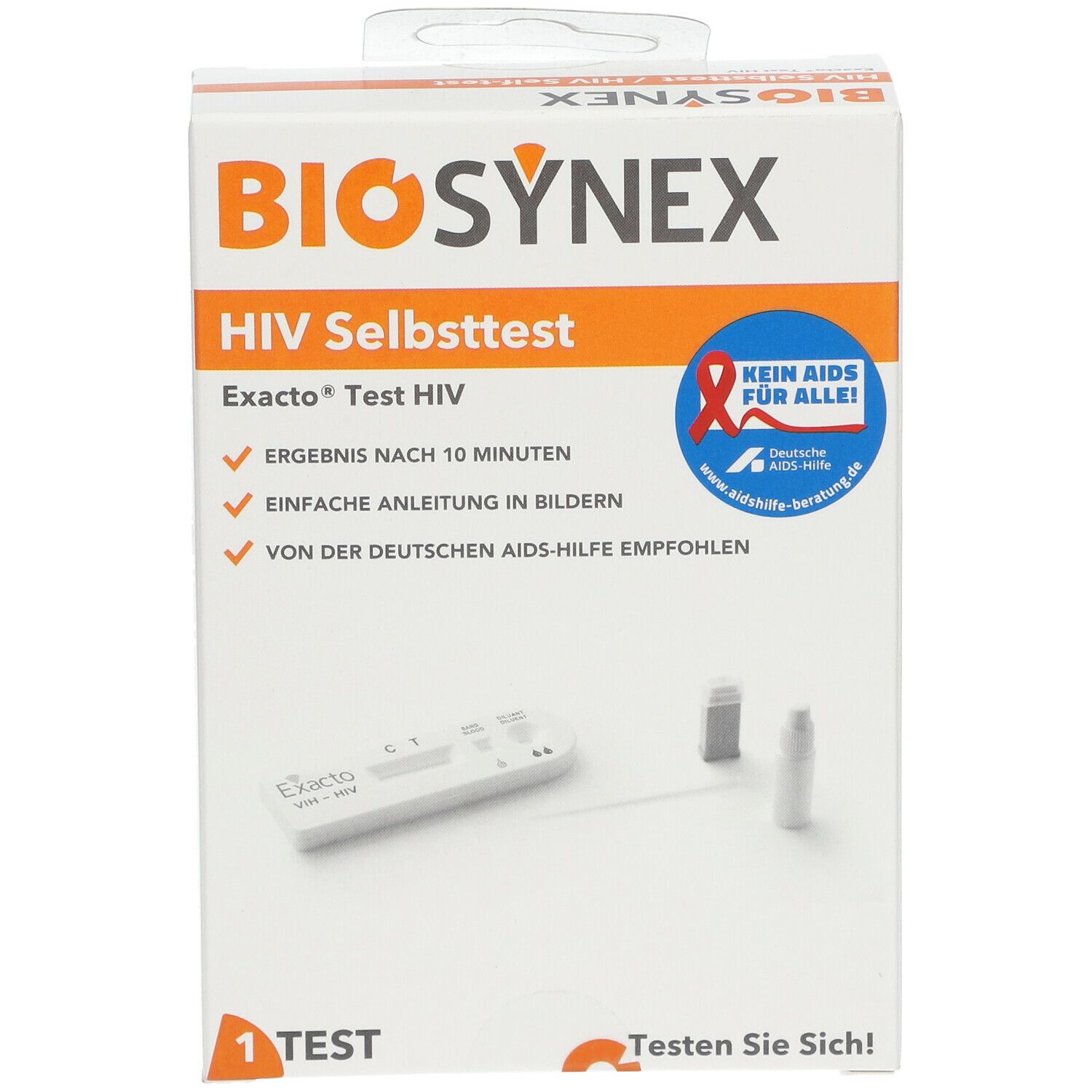 Exacto® HIV Selbsttest