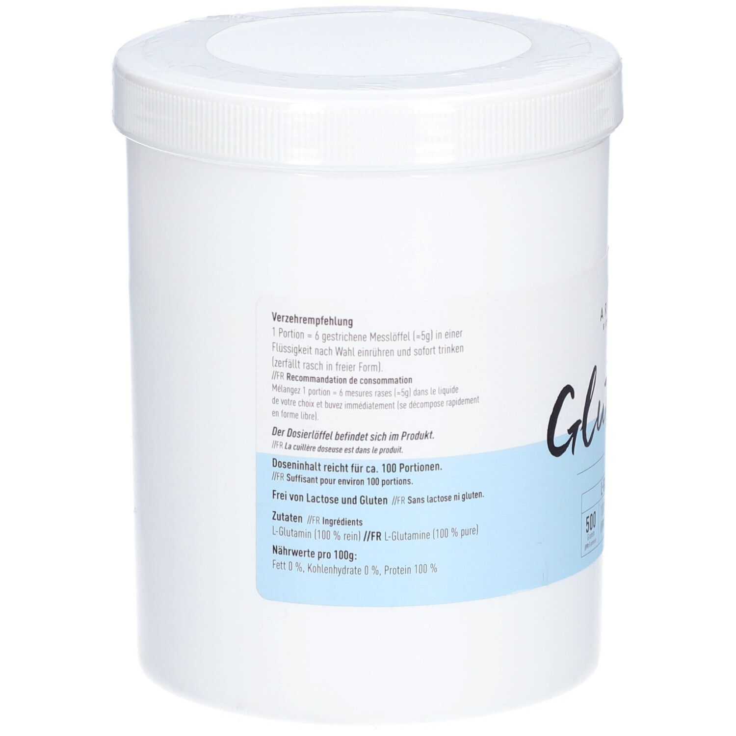 Arktis L-Glutamin Pulver 500 g