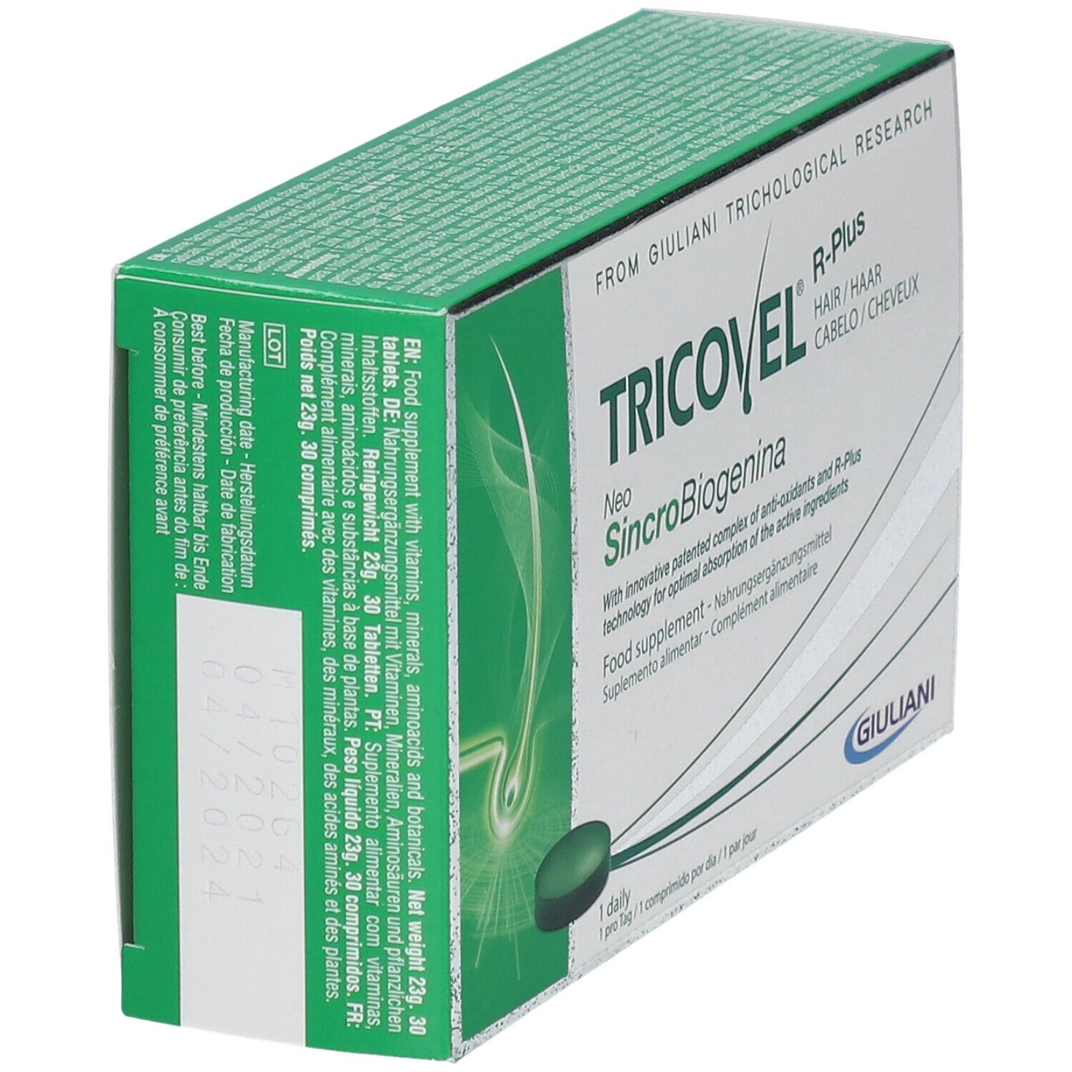 TRICOVEL® Neo SincroBiogenina Tabletten