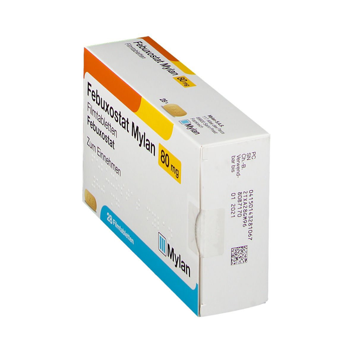 Febuxostat Mylan 80 mg