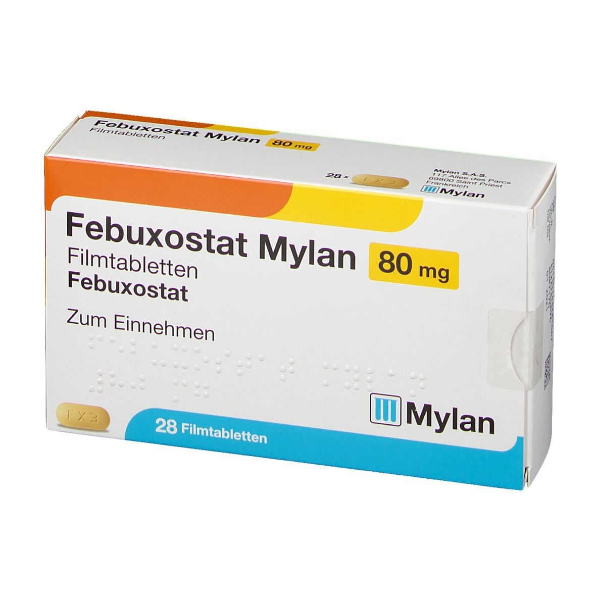 Febuxostat Mylan 80 mg