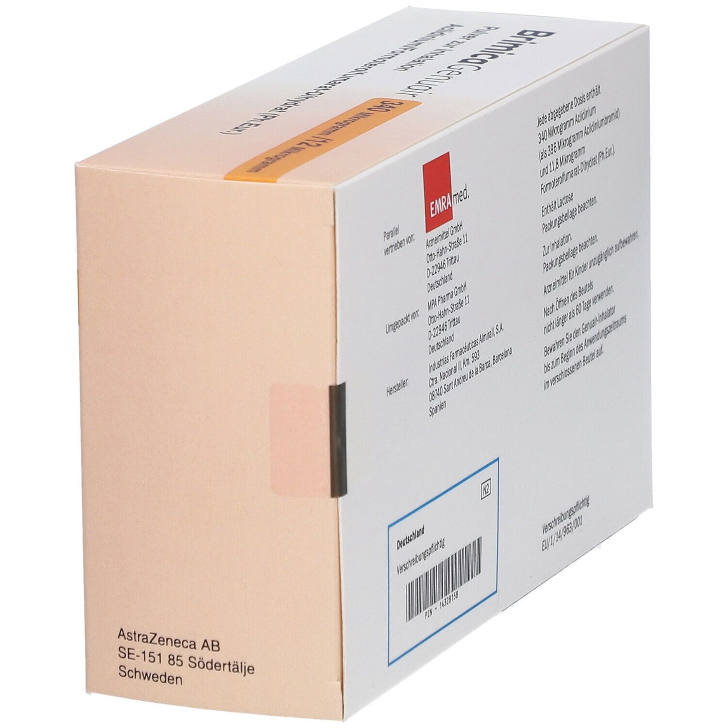 Brimica Genuair 340 µg/12 µg