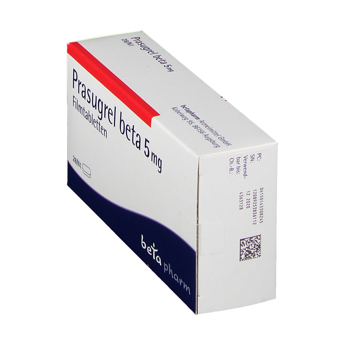 Prasugrel beta 5 mg Filmtabletten 28 St