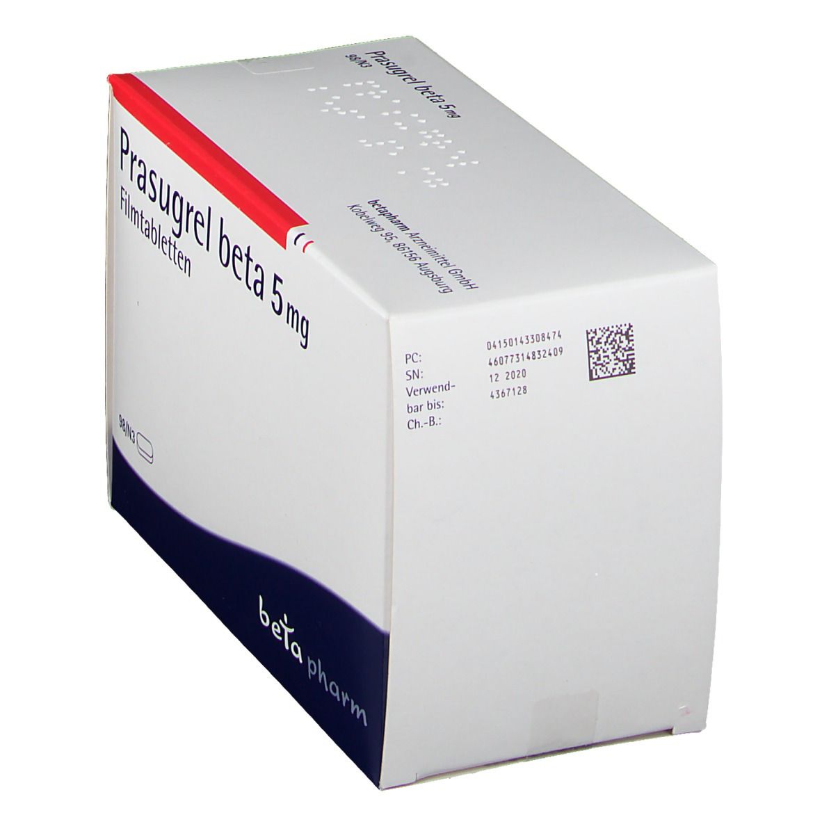 Prasugrel beta 5 mg Filmtabletten 98 St