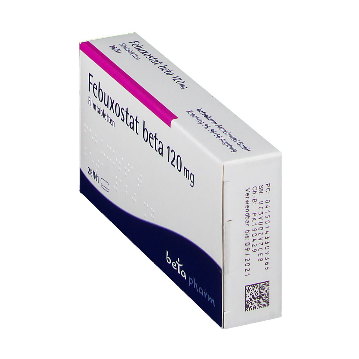 Febuxostat AL 120 mg Filmtabletten 28 St