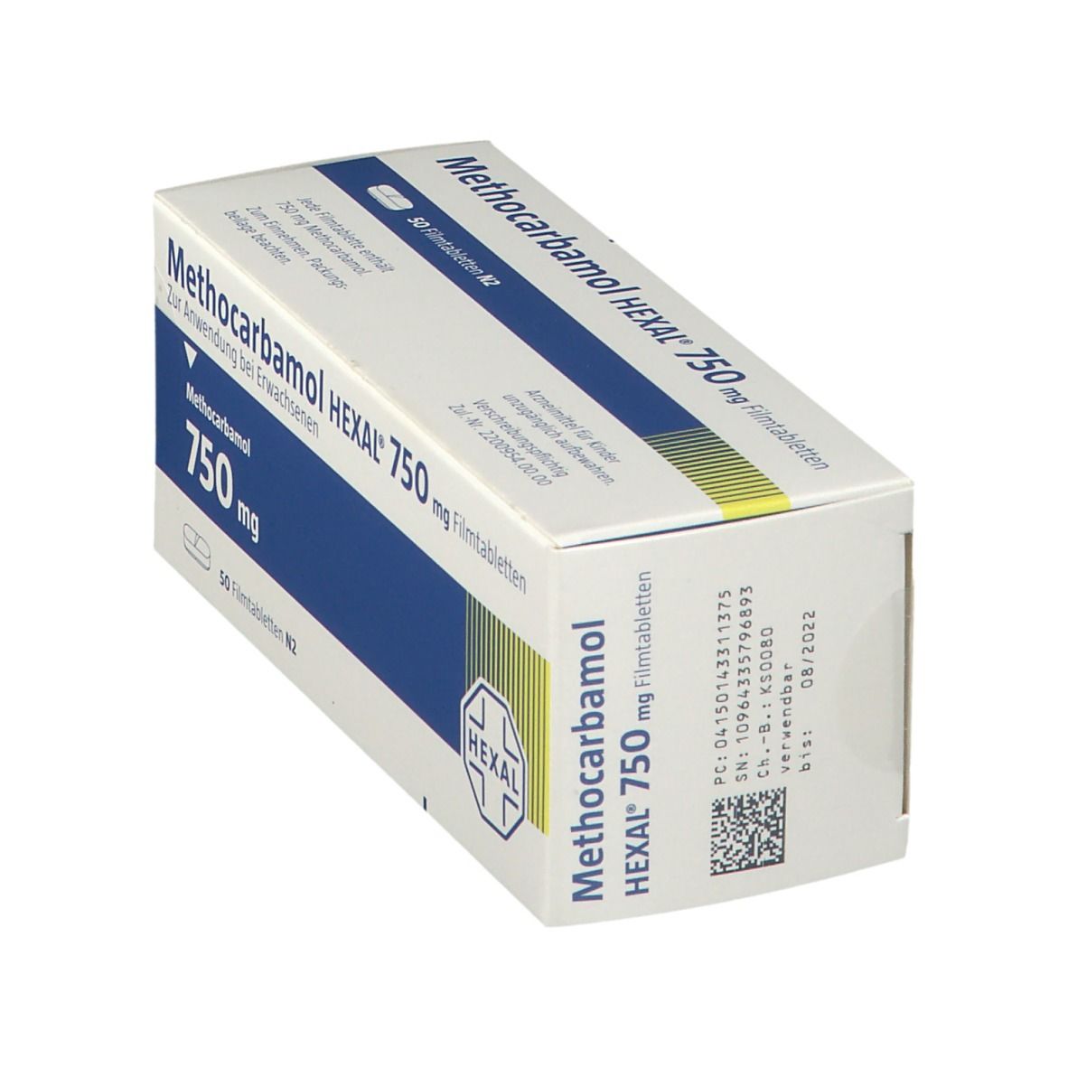 Methocarbamol Hexal 750 mg Filmtabletten 50 St