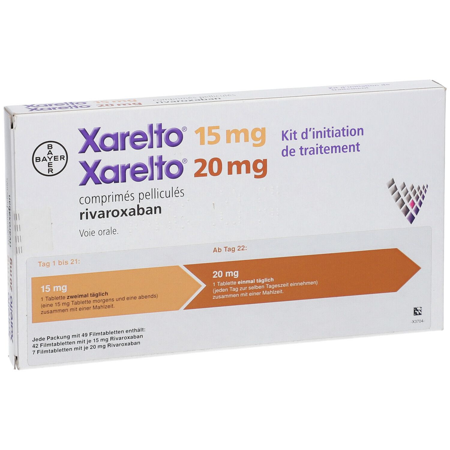 Xarelto 15 Mg + 20 Mg Starterpackung 1 St Mit Dem E-Rezept Kaufen ...