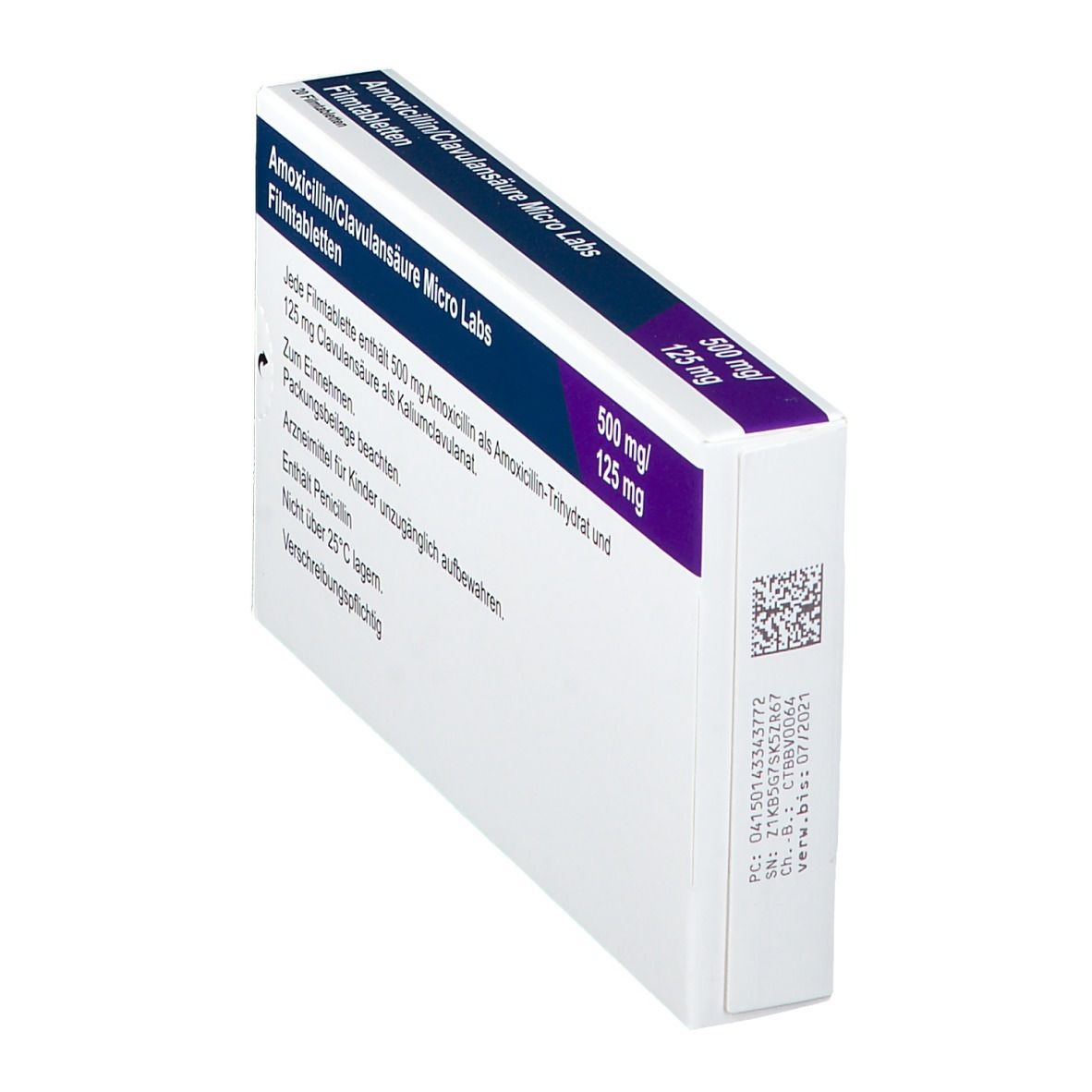 AMOXICILLIN/Clavulansäure Devatis 500mg/125mg FTA 20 St Filmtabletten