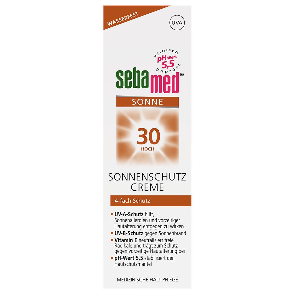 Sebamed Sonnenschutz Creme LSF 30 75 ml Sonnenschutzcreme