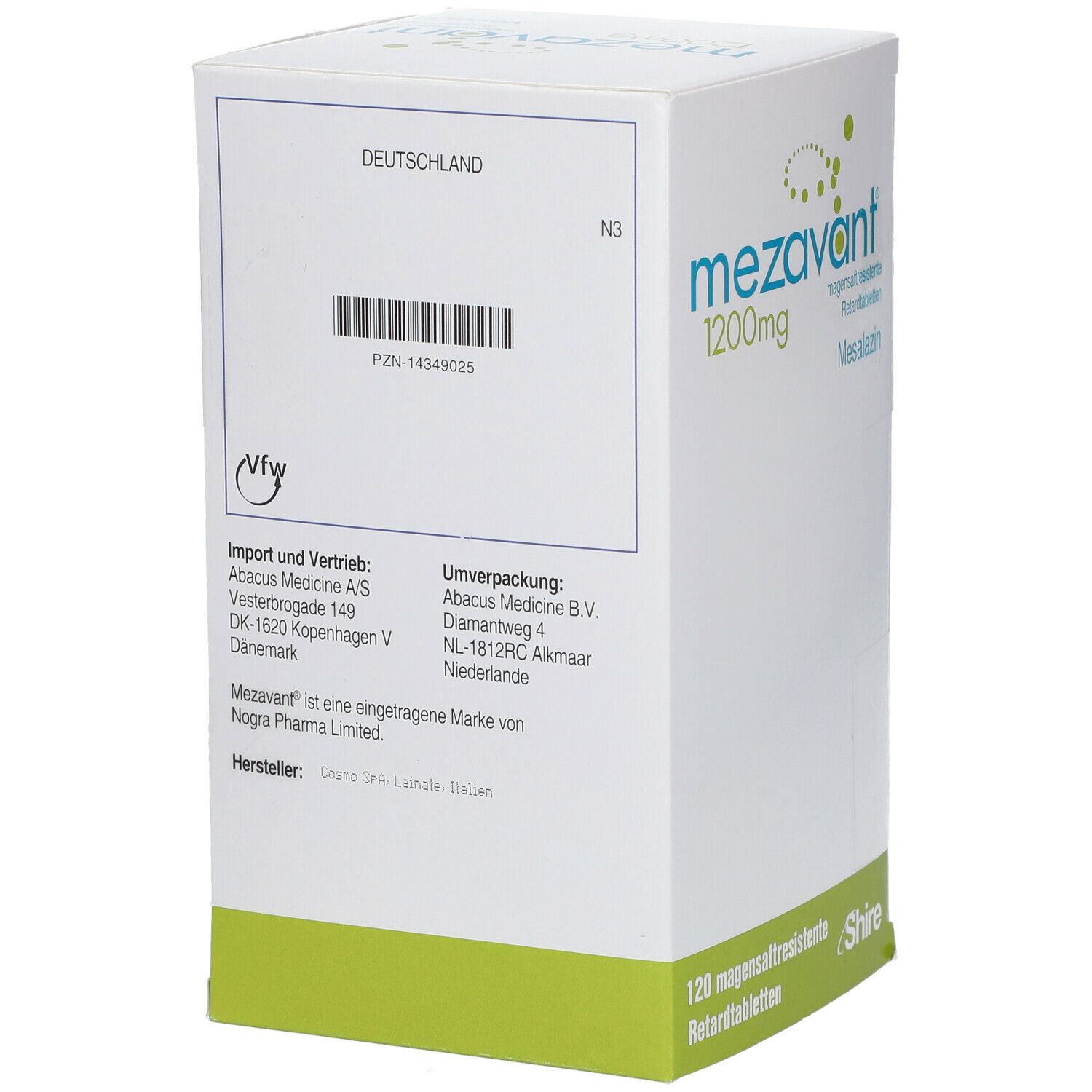 mezavant 1200 mg