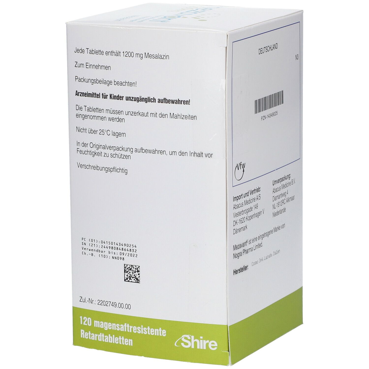 mezavant 1200 mg
