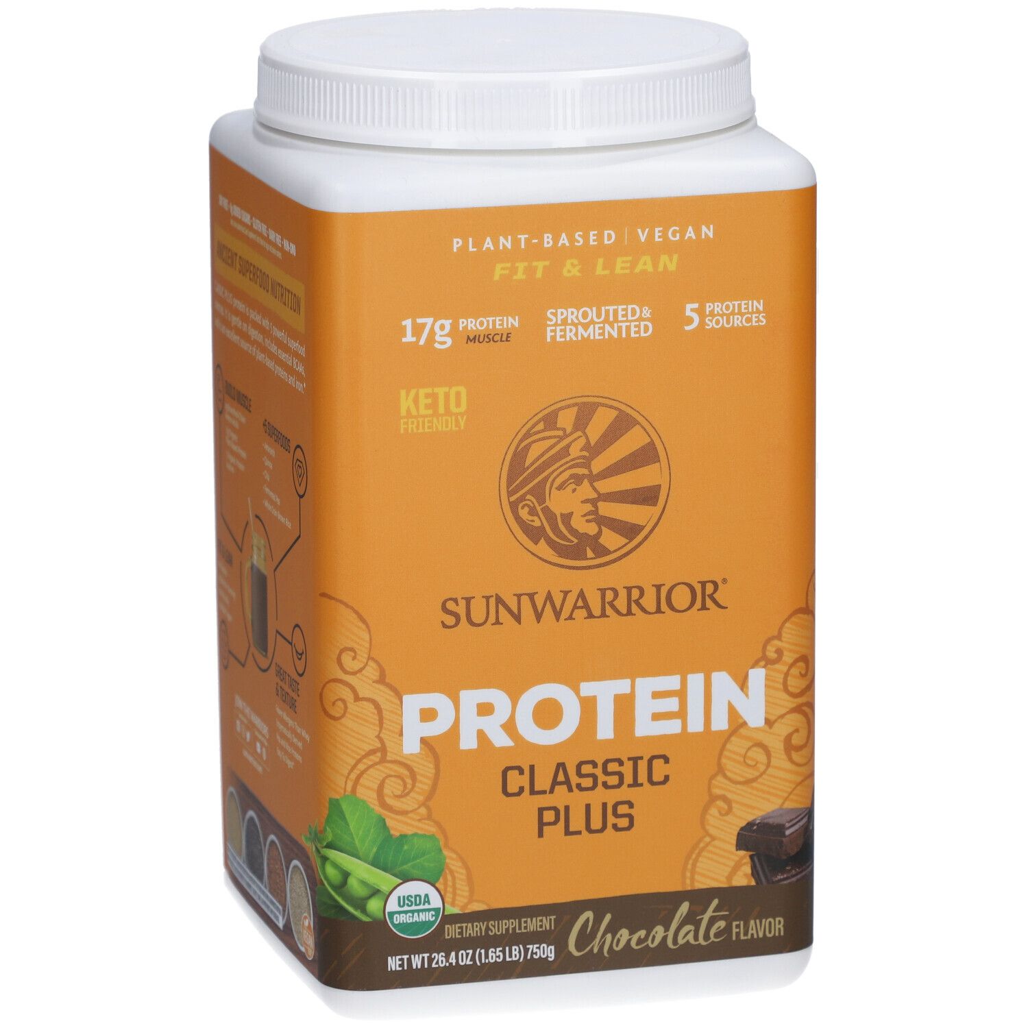 Sunwarrior Protein Classic Plus – Pflanzliches Bio-Protein