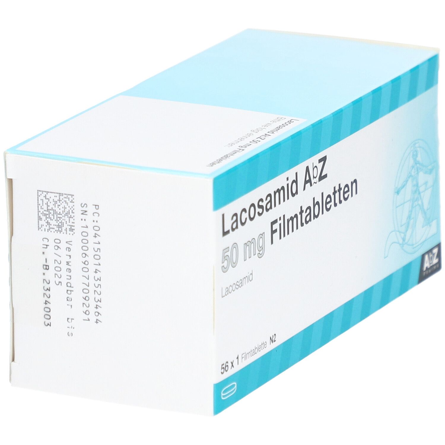 Lacosamid AbZ 50 mg Filmtabletten 56 St