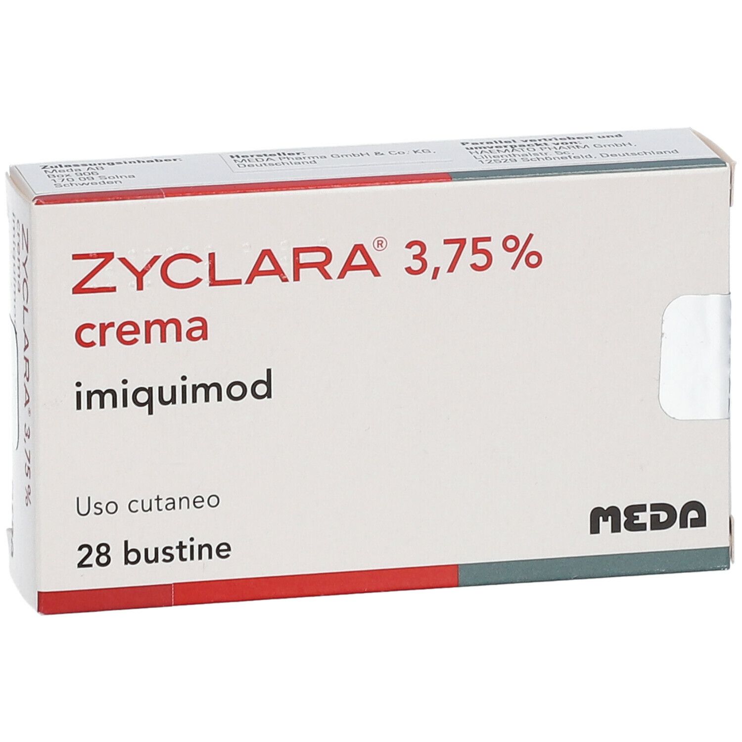 Zyclara 3,75% Creme Sachets