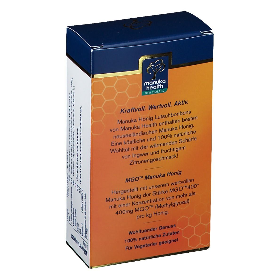 Manuka-Honig MGO™ 400+ Ingwer-Zitrone Lutschbonbons