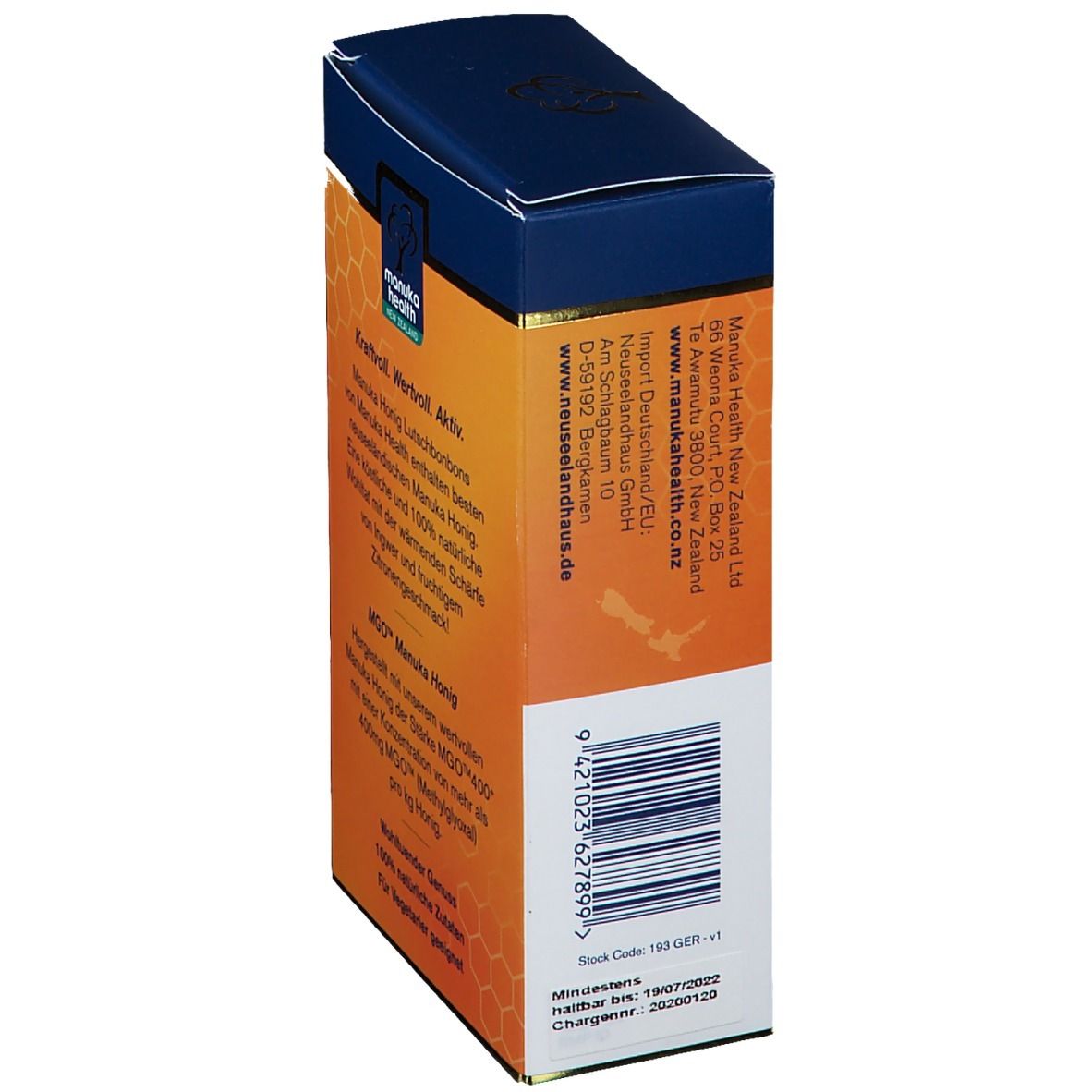 Manuka-Honig MGO™ 400+ Ingwer-Zitrone Lutschbonbons