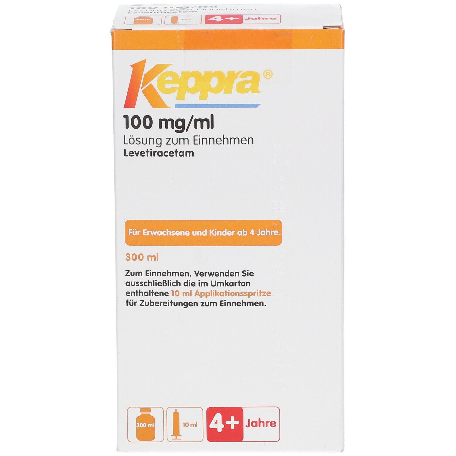 Keppra® 100Mg/Ml 10MlDosP