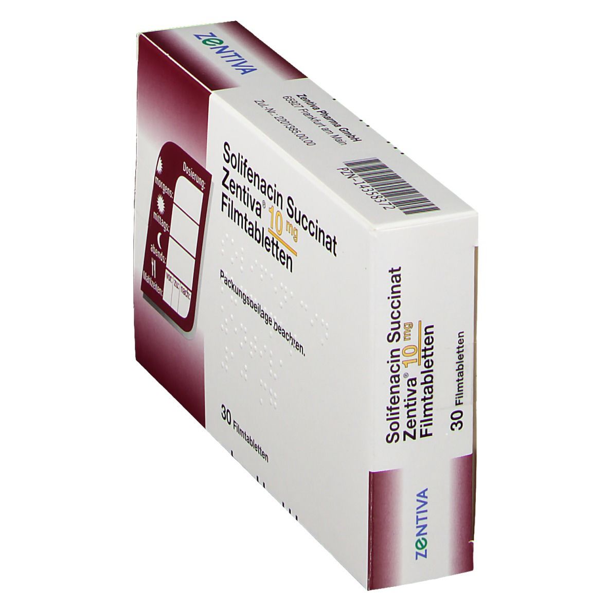 Solifenacin Succinat Zentiva 10 mg Filmtabletten 30 St