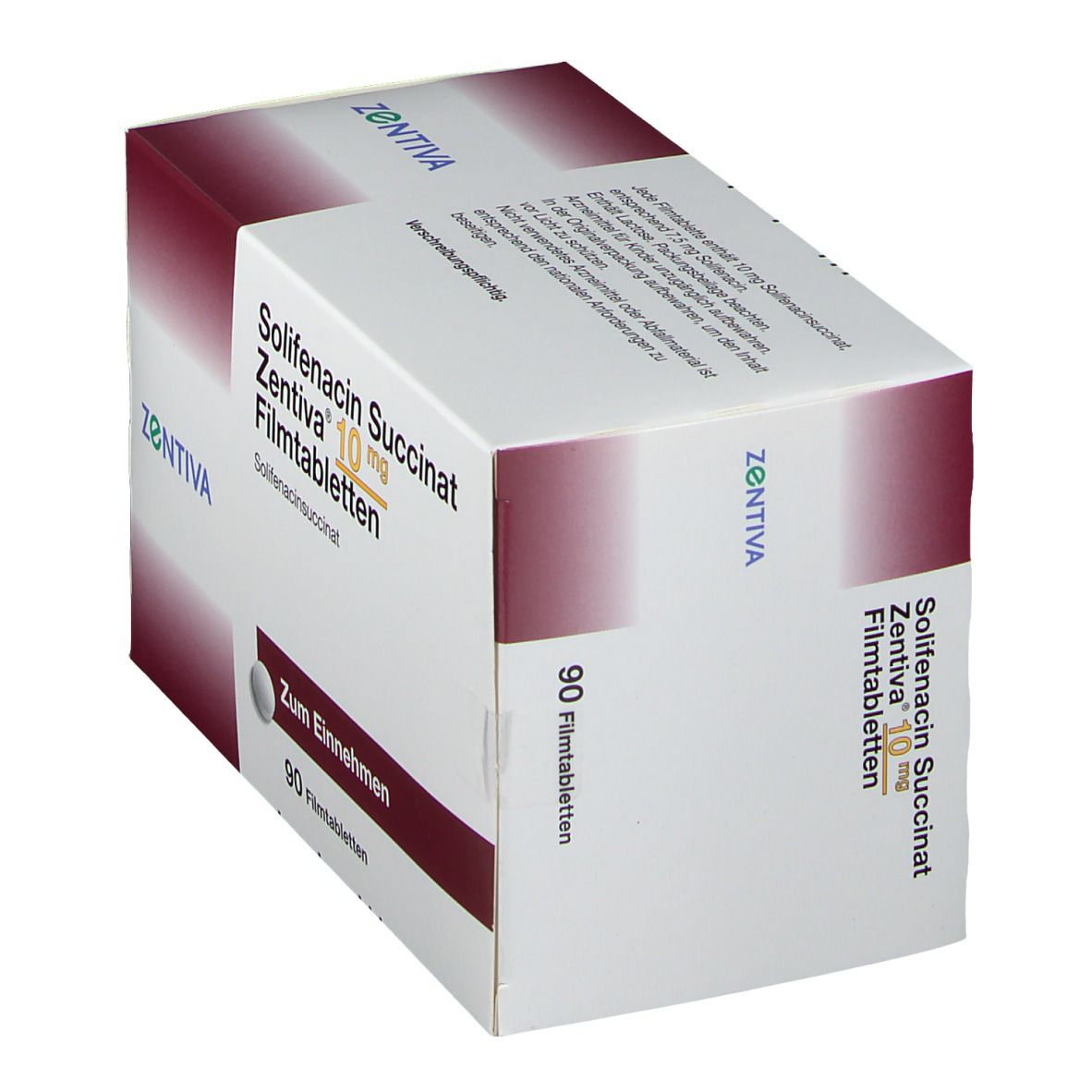 Solifenacin Succinat Zentiva 10 mg Filmtabletten 90 St