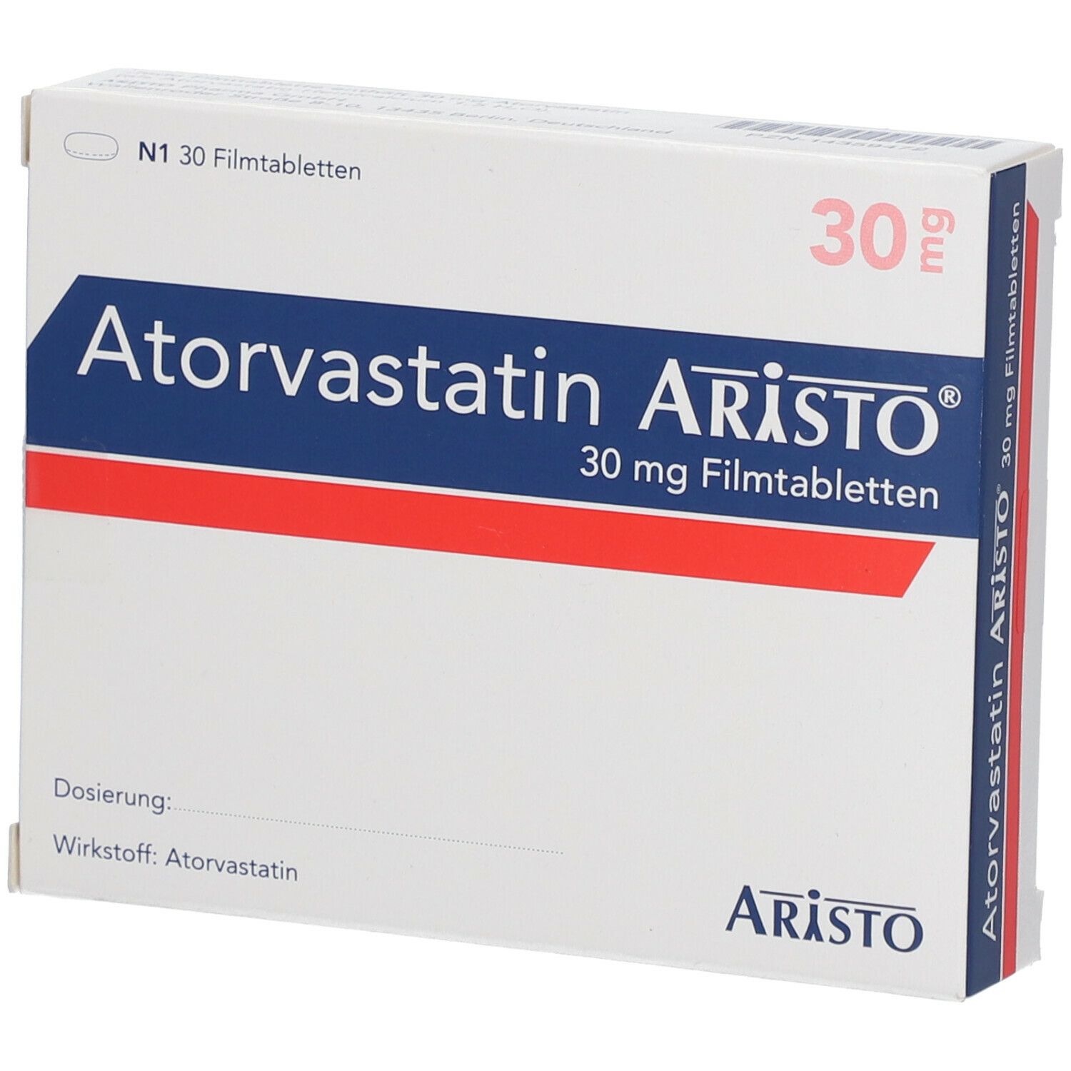 ATORVASTATIN Aristo 30 mg Filmtabletten
