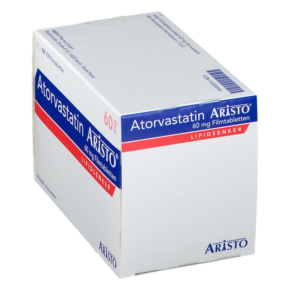 Atorvastatin Aristo 60 mg Filmtabletten 50 St