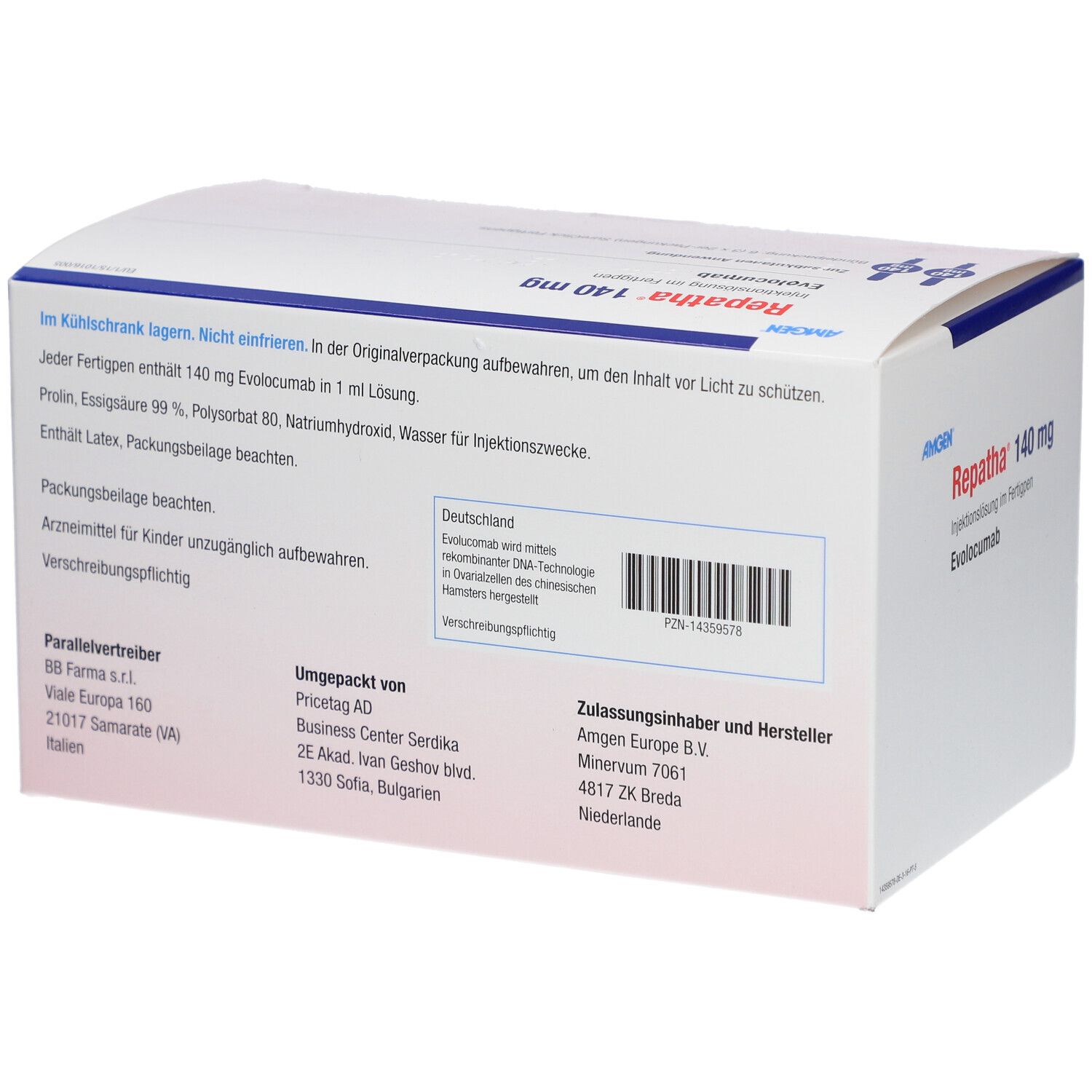 REPATHA 140 mg Injektionslösung i.e.Fertigpen