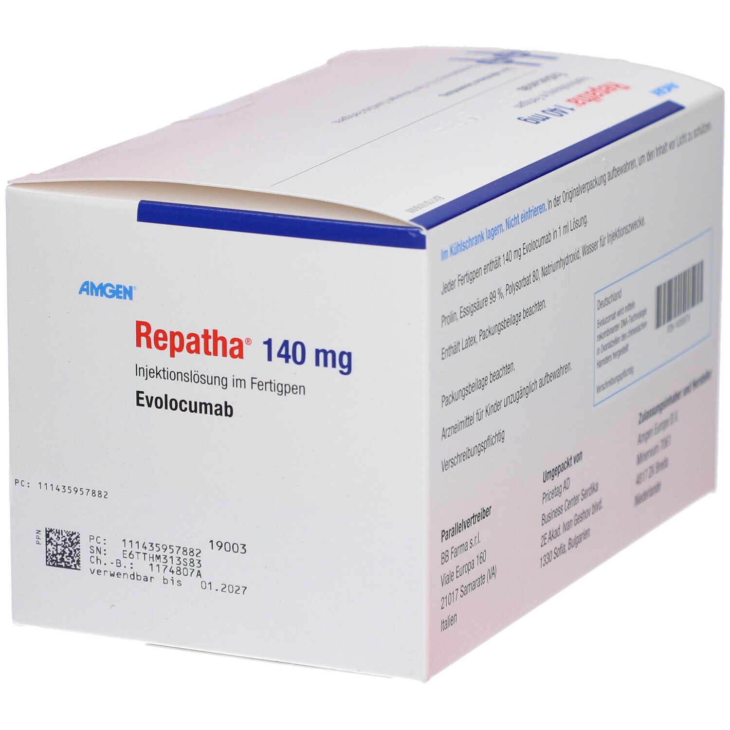 REPATHA 140 mg Injektionslösung i.e.Fertigpen