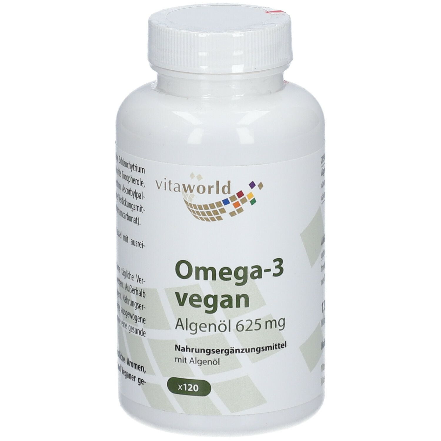 Omega-3 vegan Algenöl 625 mg Kapseln