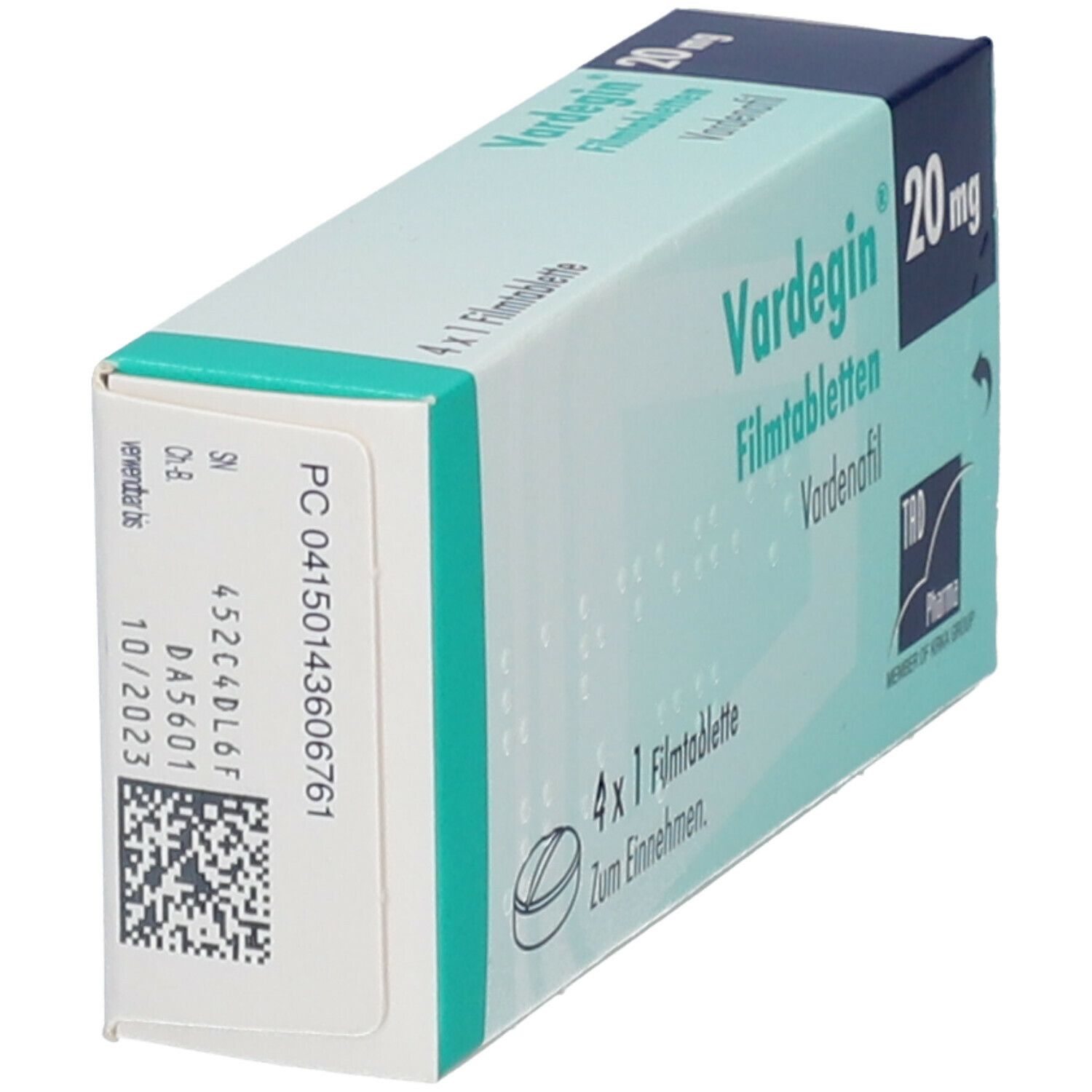 Vardegin 20 mg Filmtabletten 4 St