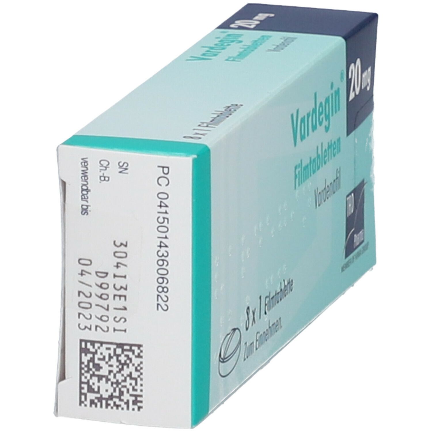 Vardegin 20 mg Filmtabletten 8 St