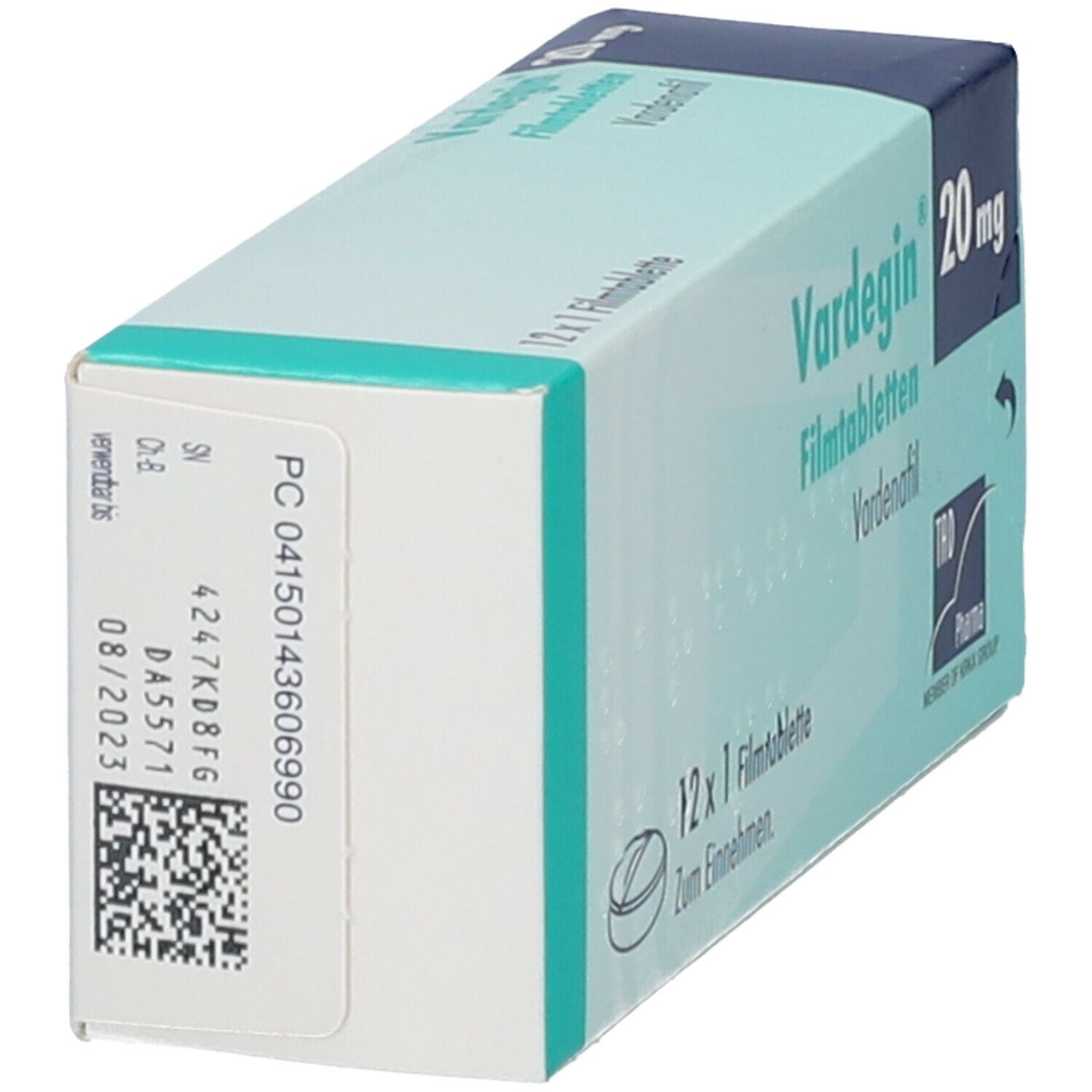 Vardegin 20 mg Filmtabletten 12 St