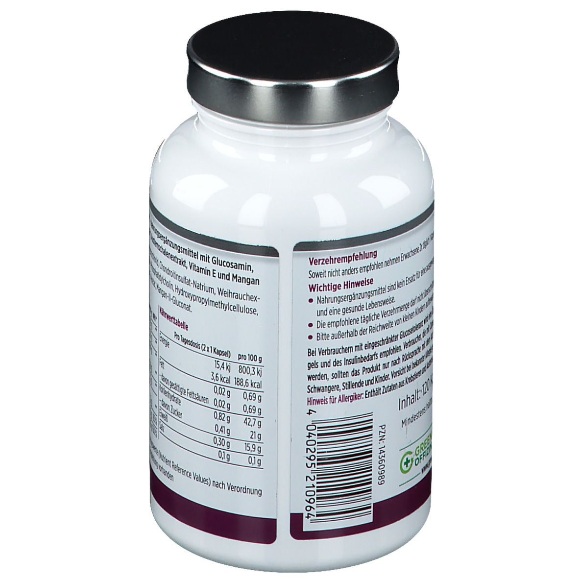GreenOffizin® KnorpelFit® Gelenk-Kapseln