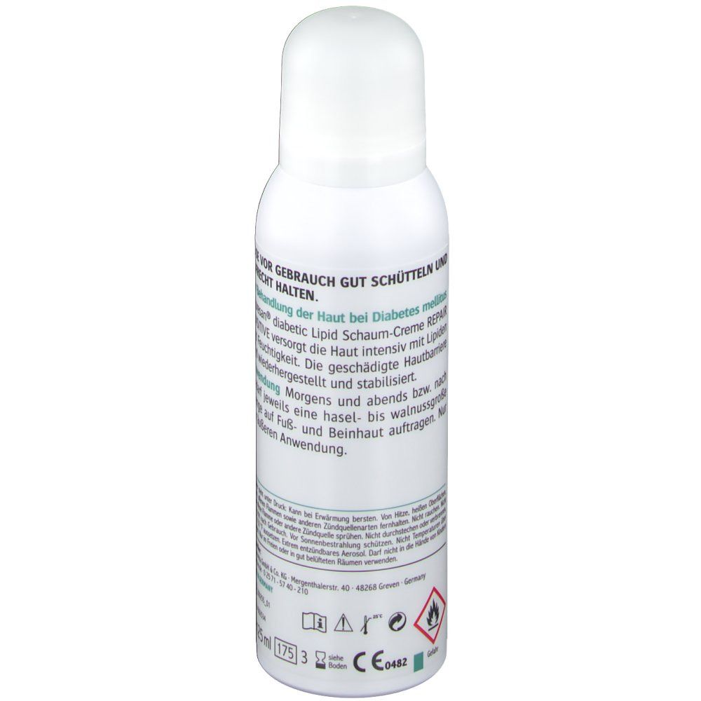 Allpresan® diabetic Lipid Schaum-Creme REPAIR SENSITIVE Sehr trockene und rissige Haut