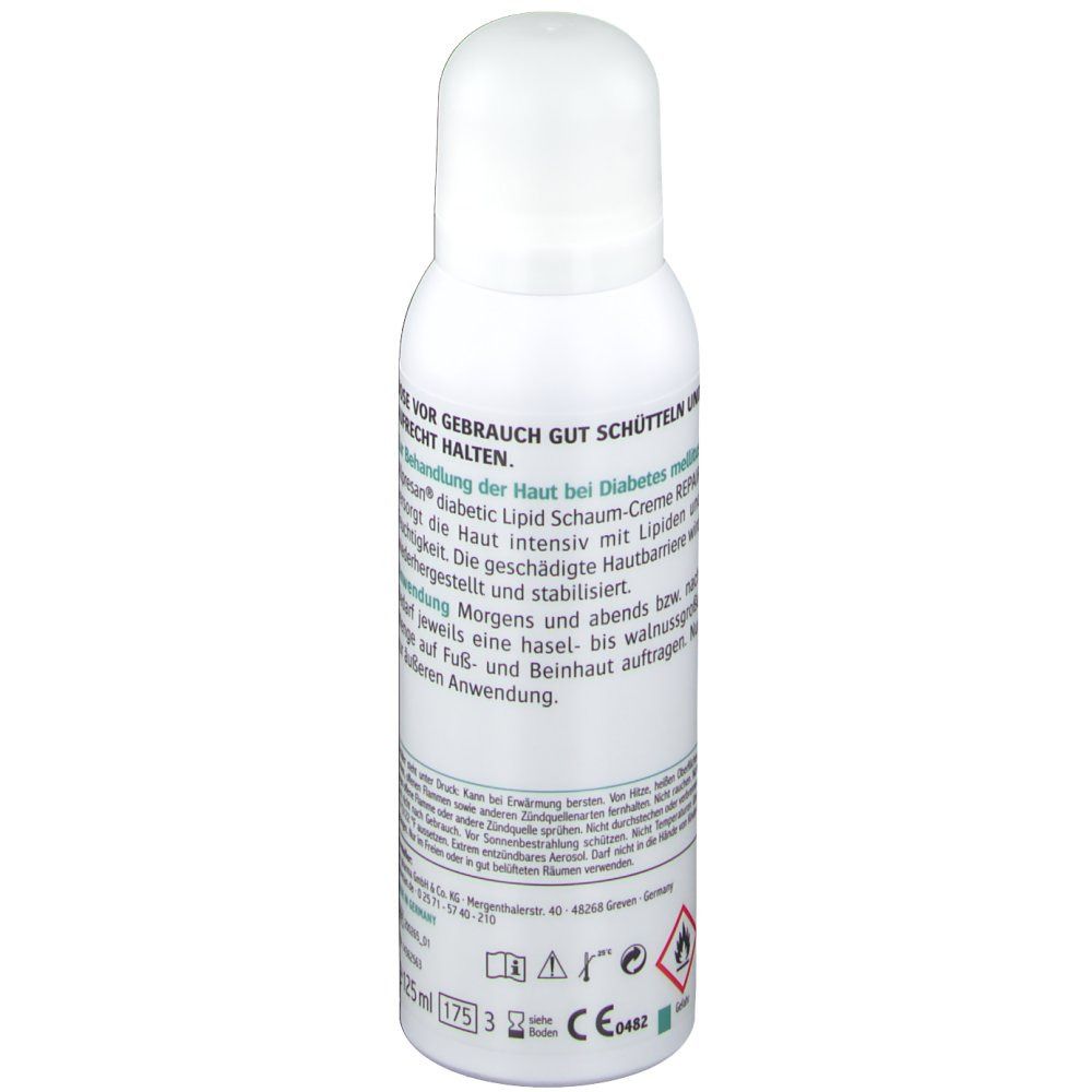 Allpresan® diabetic Lipid Schaum-Creme REPAIR Sehr trockene und rissige Haut