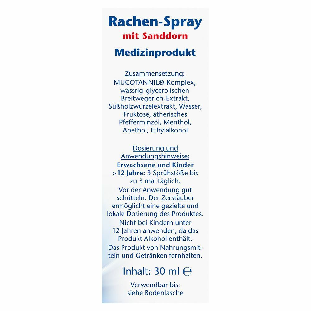 Doppelherz® aktiv Rachenspray mit Sanddorn