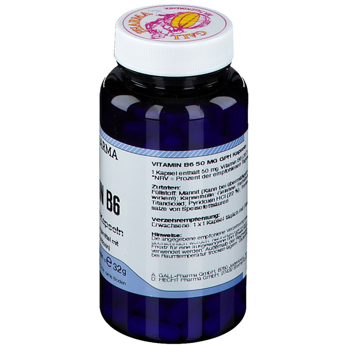 GALL PHARMA Vitamin B6 50 mg GPH 120 St Shop Apotheke