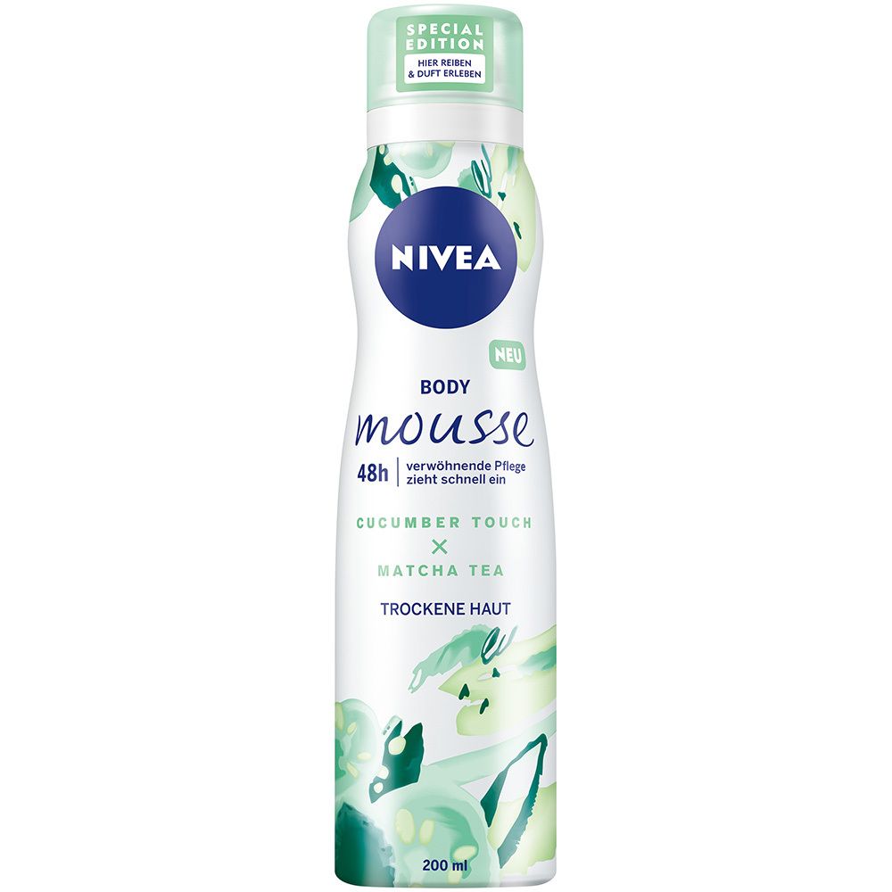 NIVEA® Body Mousse Cucumber Touch & Matcha Tea