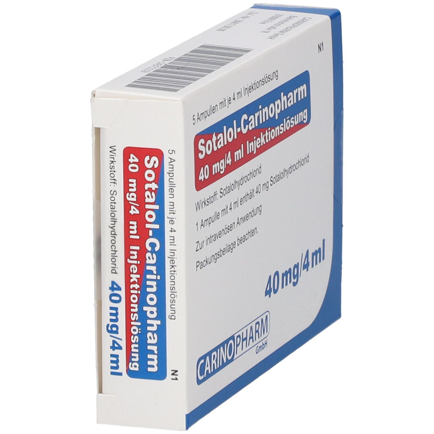 Sotalol-Carinopharm 40 mg/4 ml